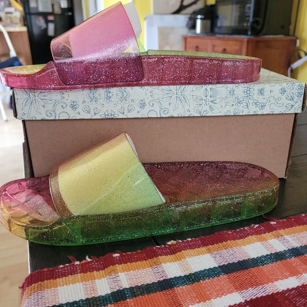 NIB MUDD IRIDESCENT SLIDES - Picture 2 of 2